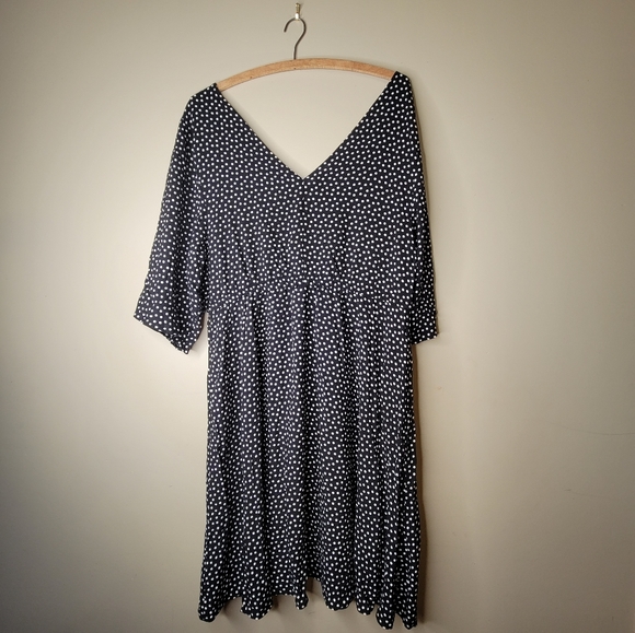 🆕️ George Polka Dot Dress 1X - Picture 2 of 3